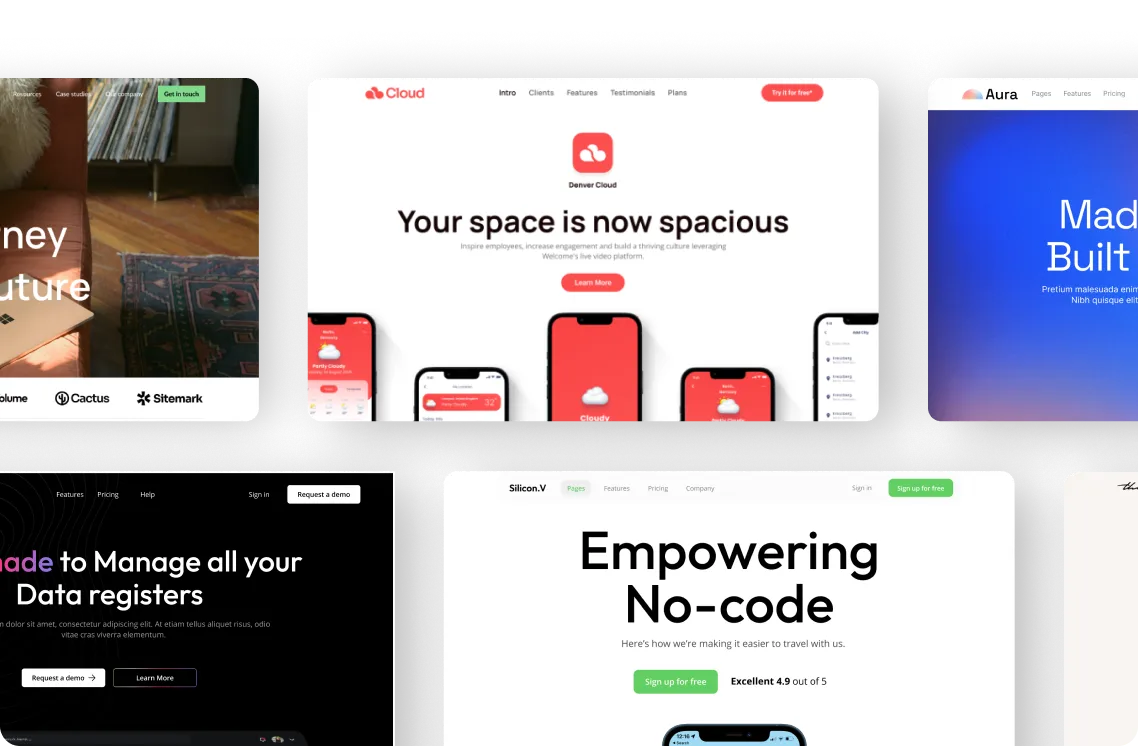SaaS Webflow Template - Birmingham - Designed by Azwedo.com and Wedoflow.com
